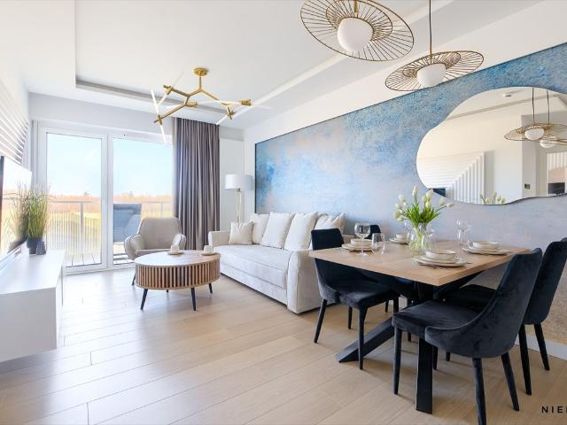 Nowoczesny apartament 48m2 z garażem i basenem w Kołobrzegu