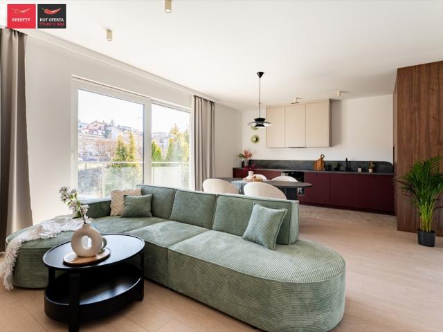 Nowoczesny apartament 73,7 m² z balkonami i garażem