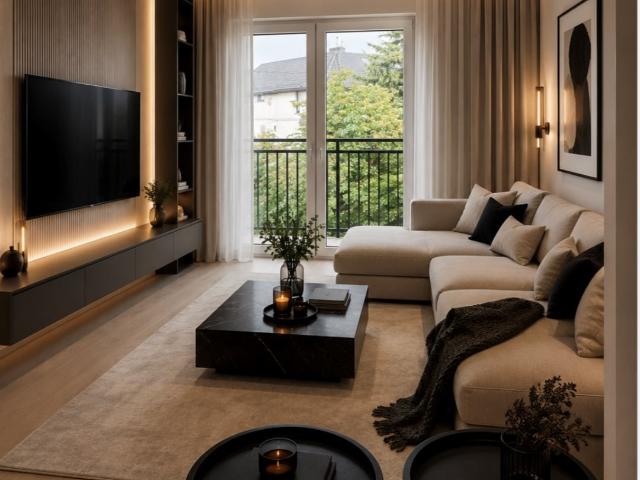 Nowoczesny apartament bez PCC z ogrodem i tarasem widokowym