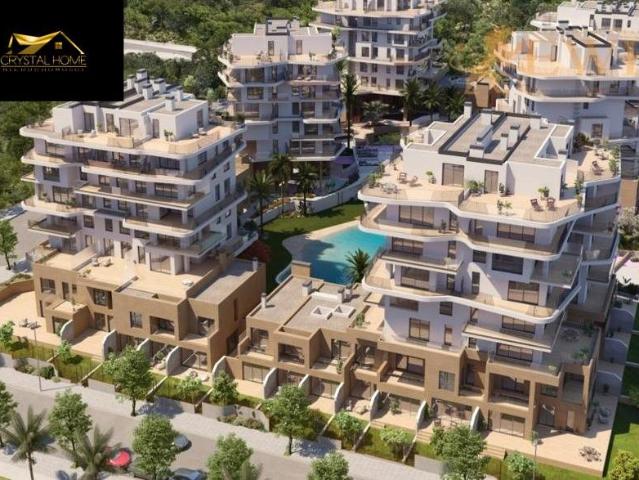 Nowoczesny apartament z widokiem na morze w Villajoyosa