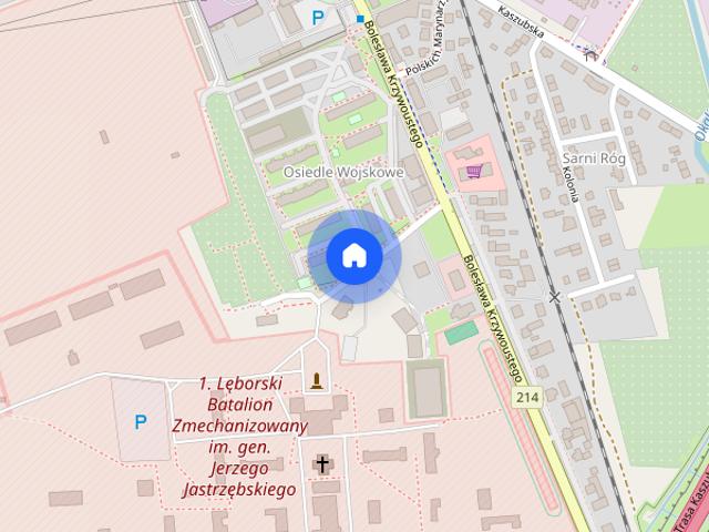 Nowoczesny apartament z ładnym, dużym balkonem