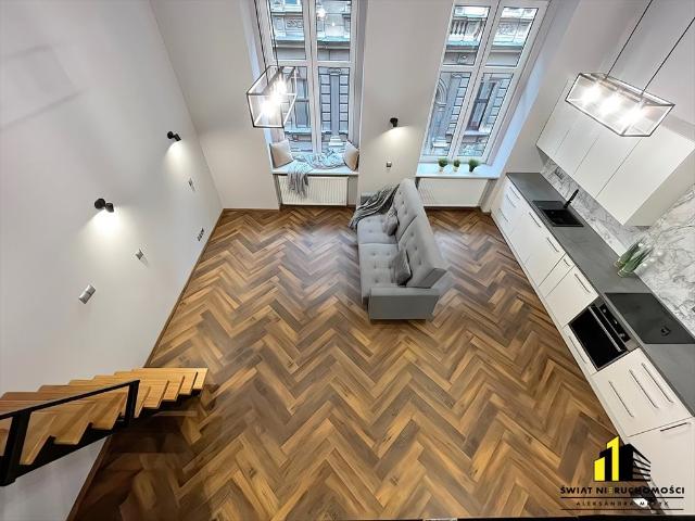 Nowoczesny apartament z antresolą w centrum Bielska