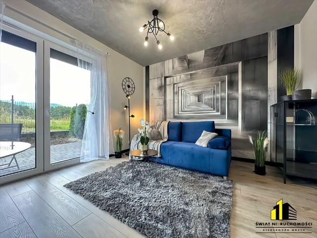 Nowoczesny apartament z ogródkiem, pełne wyposażenie