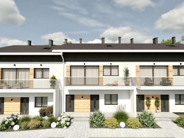 Nowoczesny apartament z poddaszem, 107,9 m², balkon