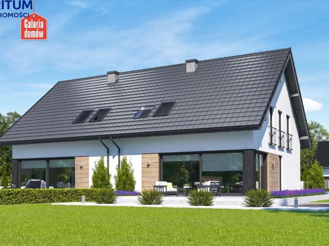 Nowoczesny bliźniak 140 m2 z garażem i dużą działką