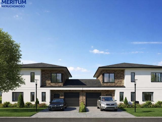 Nowoczesny bliźniak 145 m2 z garażem i dużą działką