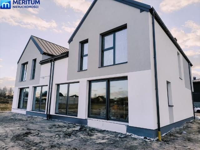 Nowoczesny bliźniak 150 m² z garażem, osiedle zamknięte