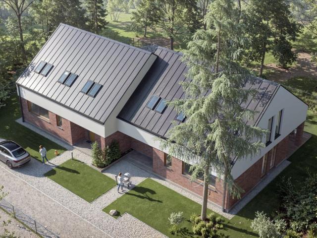 Nowoczesny bliźniak 155m2 z ogrodem i garażem