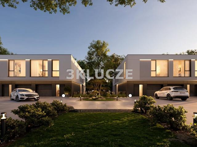 Nowoczesny bliźniak 175 m2 z garażem i ogródkiem