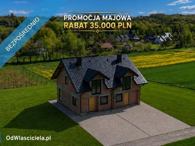 Nowoczesny bliźniak 104 m² z dużą działką i świetnym doświetleniem