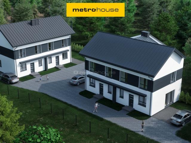Nowoczesny bliźniak 120 m² w lesie, stan developerski