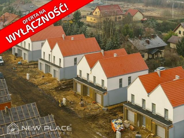 Nowoczesny bliźniak 121m² z garażem, ogrzewaniem podłogowym