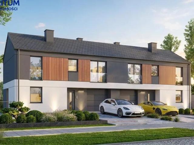 Polecam nowoczesny bliźniak 122 m² z garażem i dużą działką