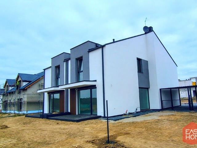 Nowoczesny bliźniak 128m2 z garażem i działką 437m2