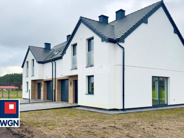 Nowoczesny bliźniak 130 m2 z ogrodem i garażem