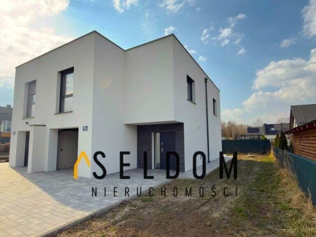 Nowoczesny bliźniak 131m² z garażem i ogrodem
