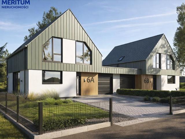 Nowoczesny bliźniak 135m2 z garażem i dużą działką