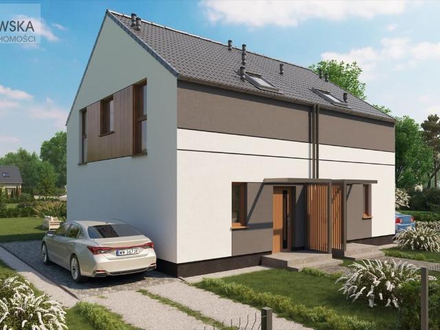 Nowoczesny bliźniak 74 m² z działką 500 m² w Dolaszewie