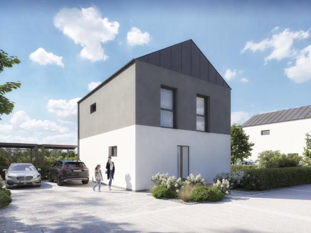 Nowoczesny dom 96,7 m² z antresolą i garażem