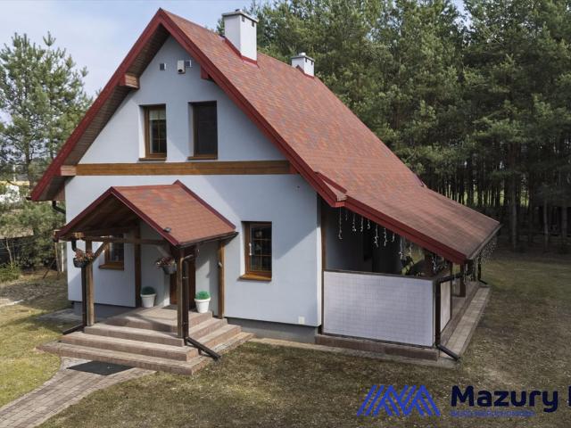 Nowoczesny dom 108,5 m2 z lasem i tarasem w Świętajnie