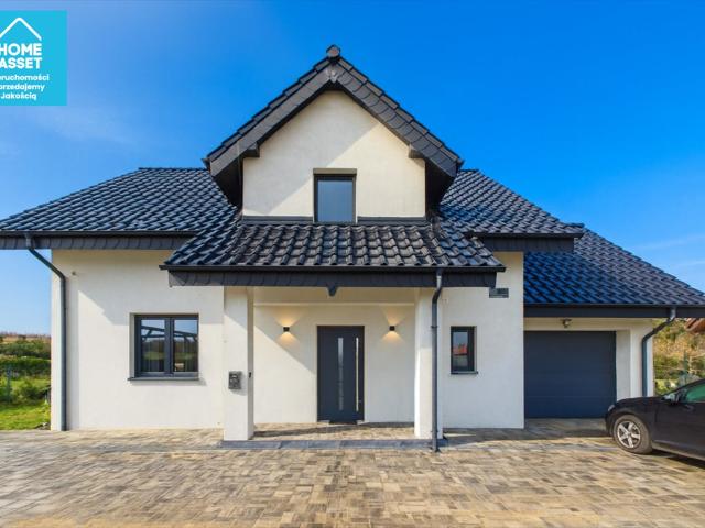 Nowoczesny dom 122 m² z tarasem i fotowoltaiką 5,35KW