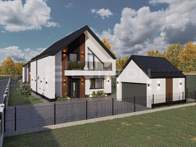 Nowoczesny dom 127,81 m² z garażem w Bratkowicach