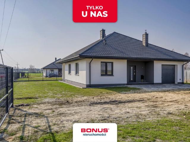 Nowoczesny dom 129 m2 z dużą działką i garażem