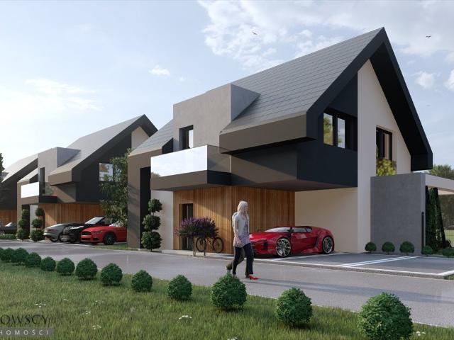 Nowoczesny dom 153 m2 z balkonem i tarasem w Zielonkach
