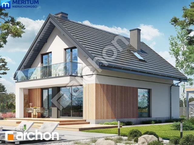 Nowoczesny dom 165 m2 z poddaszem i dużą działką