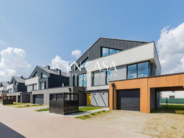 Nowoczesny dom 181 m² z dużym ogrodem i zamkniętym osiedlem