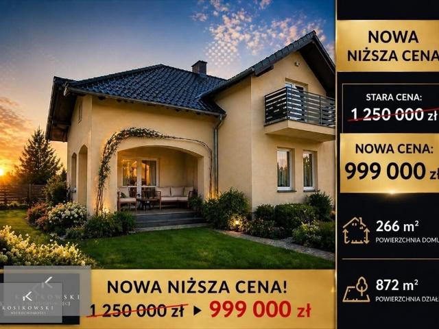 Nowoczesny dom 267 m² w prestiżowej lokalizacji Namysłowa