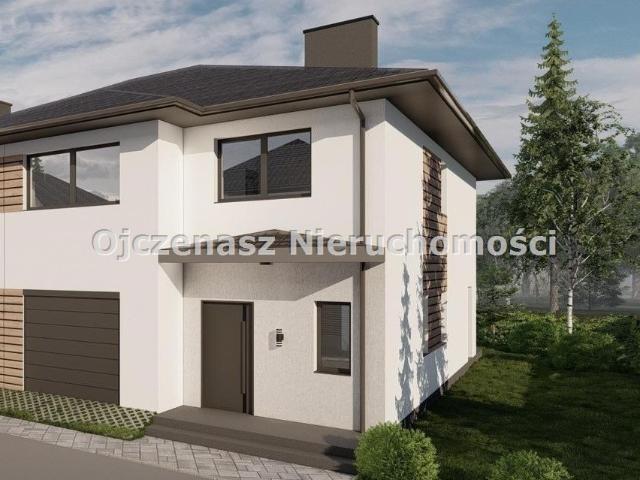 Nowoczesny dom w Osielsku z tarasem i garażem