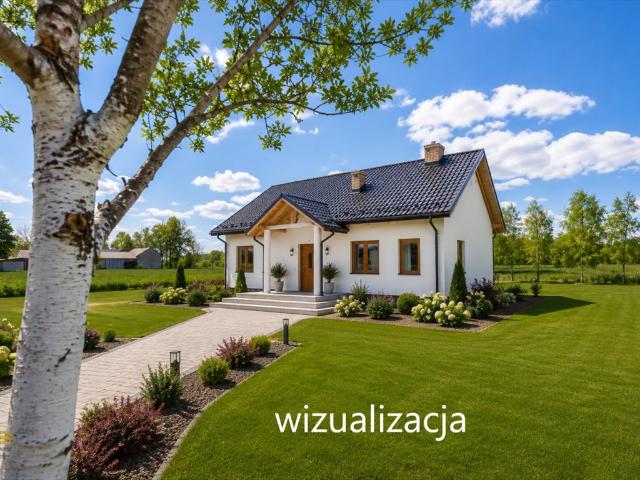Nowoczesny dom w budowie 203 m2 z dużą działką