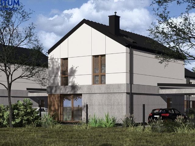 Nowoczesny dom wolnostojący 134 m2 na dużej działce 1200 m2