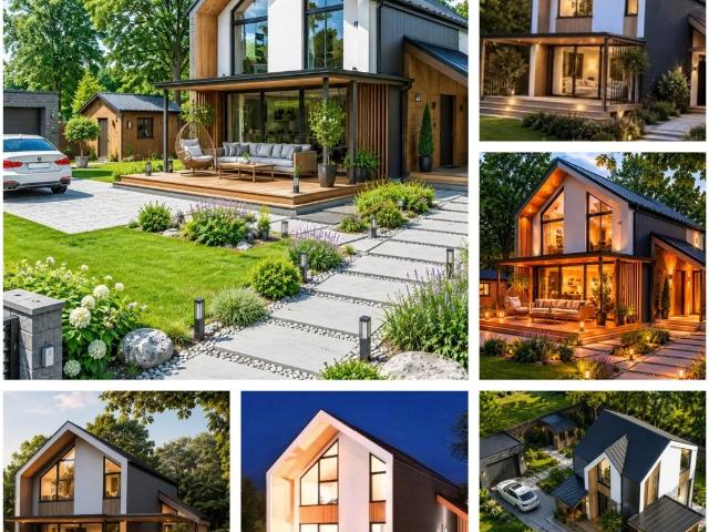 Nowoczesny dom z ogrodem 70 m², 5 pokoi, własny taras