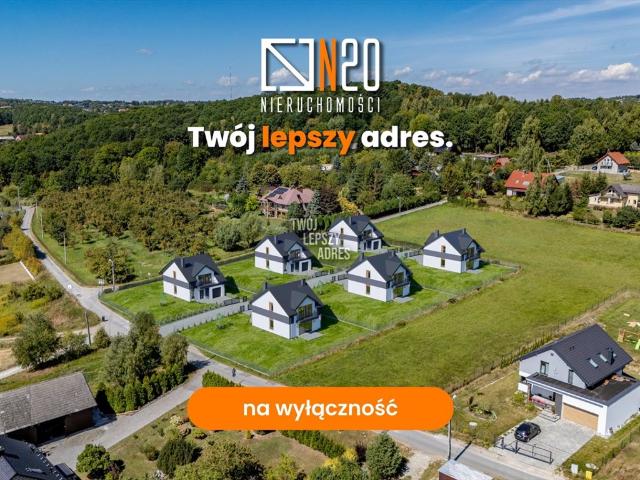 Nowoczesny dom z widokiem na góry, 131 m², ogród