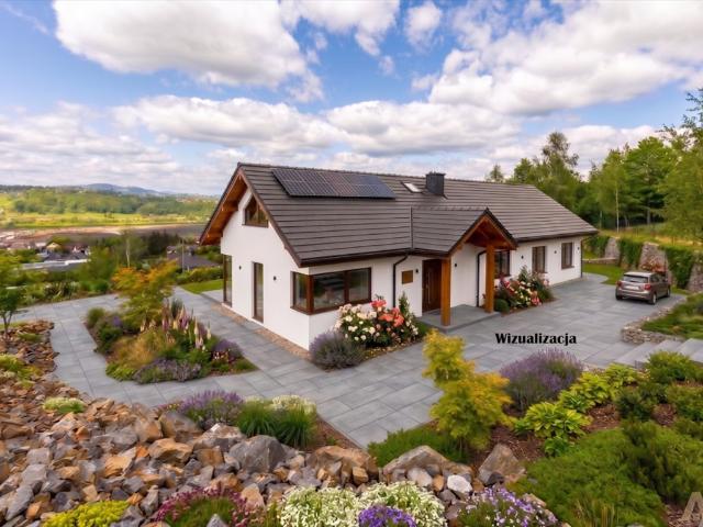 Nowoczesny dom z widokiem na Tatry w Wielopolu