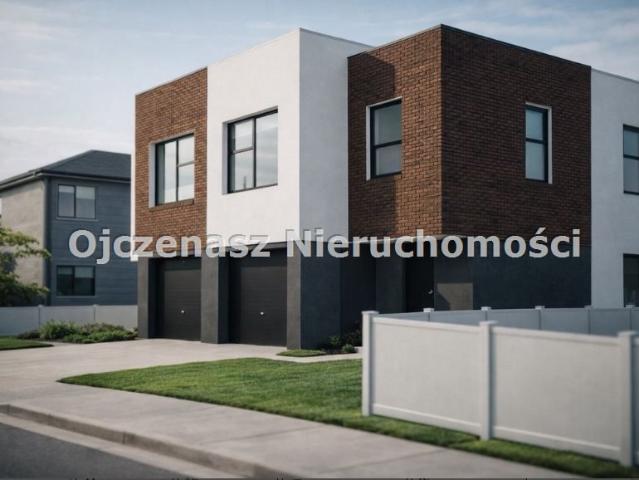 Nowoczesny dom bliźniaczy 150 m² z garażem Błonie