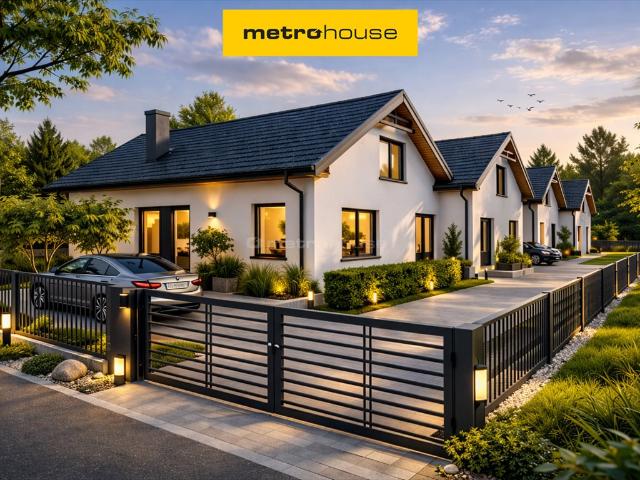 Nowoczesny dom bliźniaczy 128 m² z tarasem i ogrodem