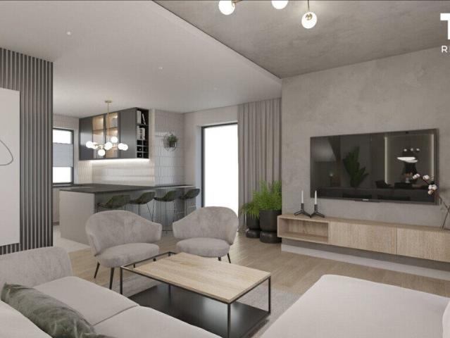 Nowoczesny dom bliźniaczy 206 m2, garaż, balkon, cicha okolica