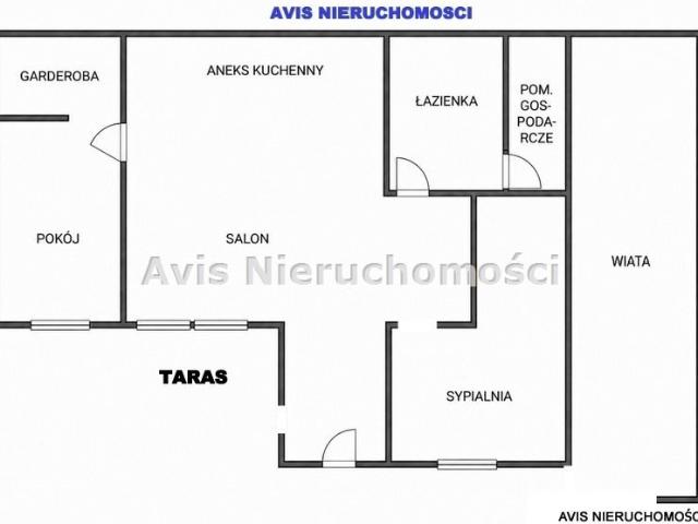 Nowoczesny dom parterowy z garażem 73 m² i dużą działką