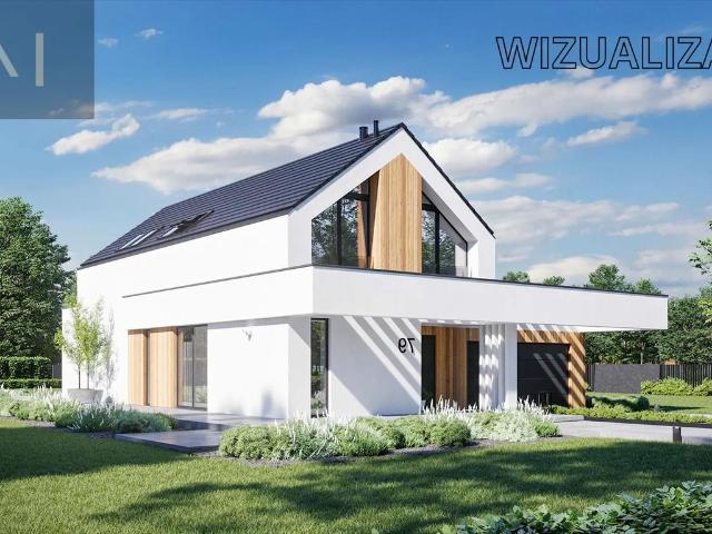 Nowoczesny dom pasywny z pięknymi widokami i dużą działką
