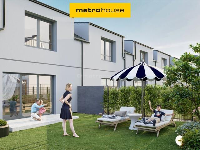 Nowoczesny segment 72 m² z ogrodem i 2 miejscami