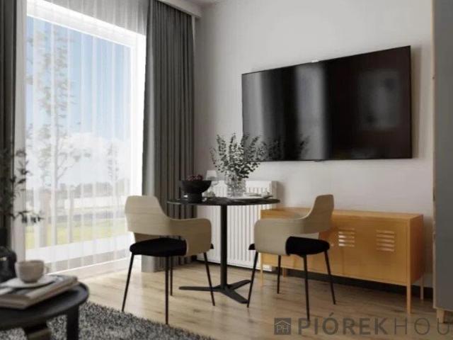Nowoczesny 24,5 m² apartament z balkonem i fitness