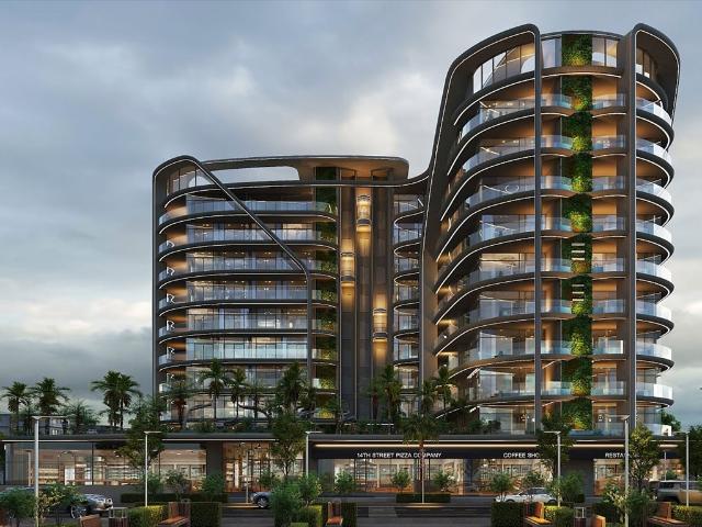 Nowoczesny apartament z prywatnym basenem w Arjan Dubaj