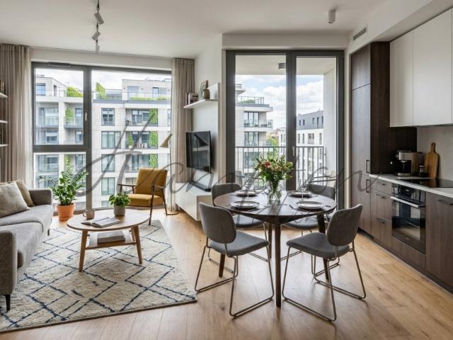 Nowoczesny 2 pokojowy apartament z balkonem w Wawer