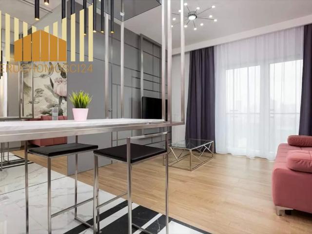 Nowoczesny 2 pokojowy apartament z dużym balkonem i panoramicznym widokiem