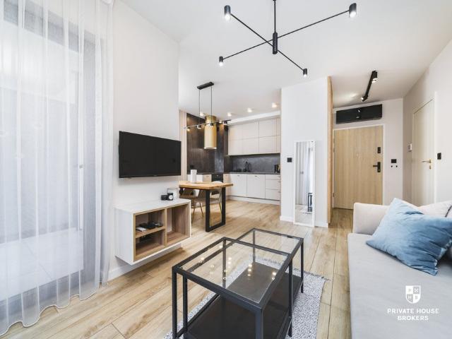 Nowoczesny 2 pokojowy apartament z klimatyzacją i pełnym wyposażeniem
