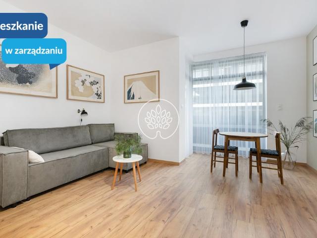 Nowoczesny 35 m² apartament z balkonem, blisko komunikacji
