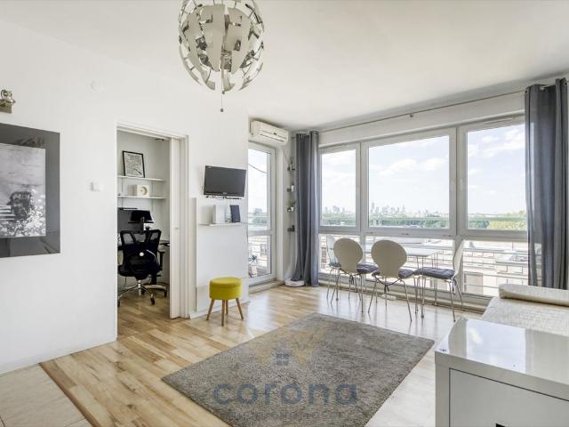Nowoczesny 38m2 apartament z balkonem i widokiem na centrum